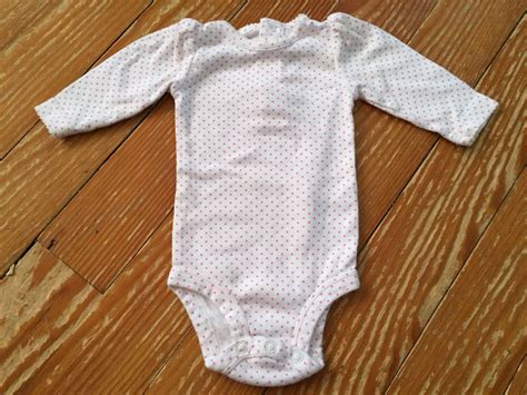 pink polka dot burberry baby onesie with hat